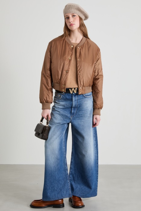 Reversible water-repellent bomber jacket Intrend