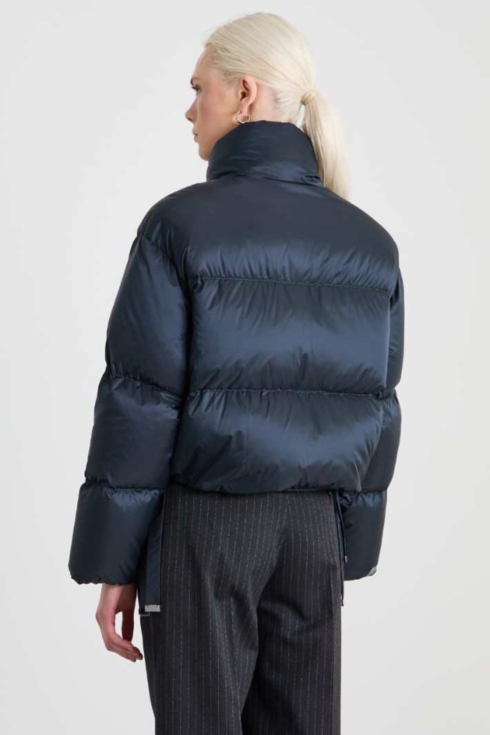 Quilted cropped down jacket Intrend - 3
