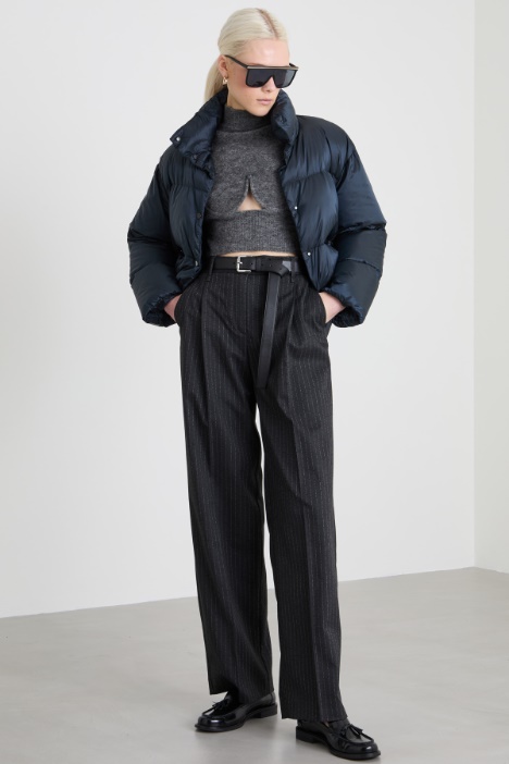 Quilted cropped down jacket Intrend