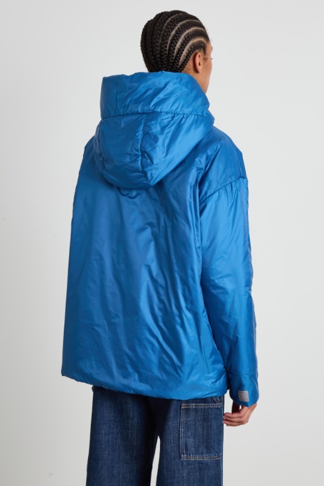 Anorak acolchado en satén técnico