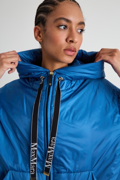 Anorak acolchado en satén técnico