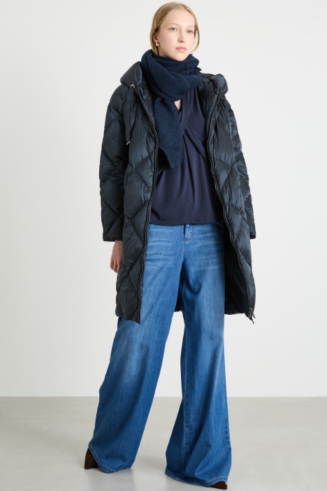Long quilted down jacket Intrend