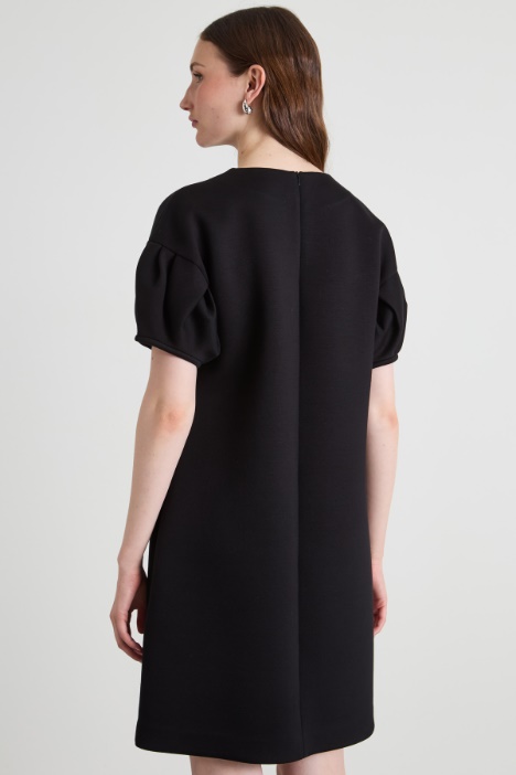 Vestido mini de punto compacto