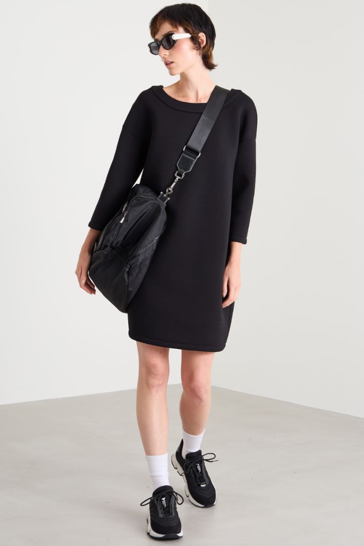 Short dress in compact jersey Intrend