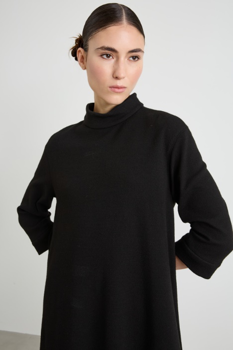 Abito in jersey crépe