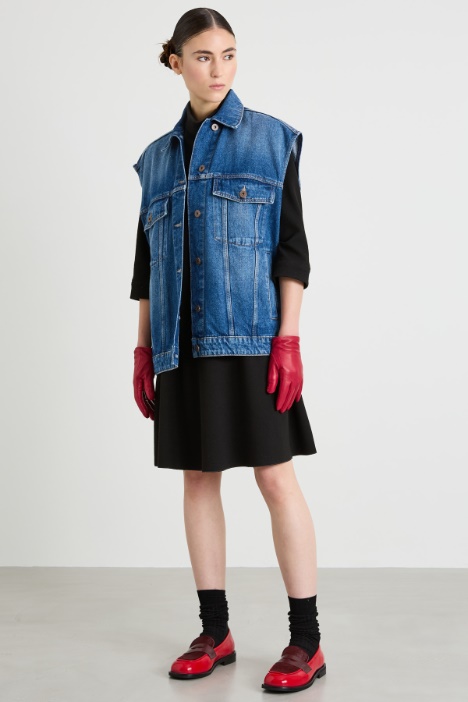 Jersey crepe dress Intrend