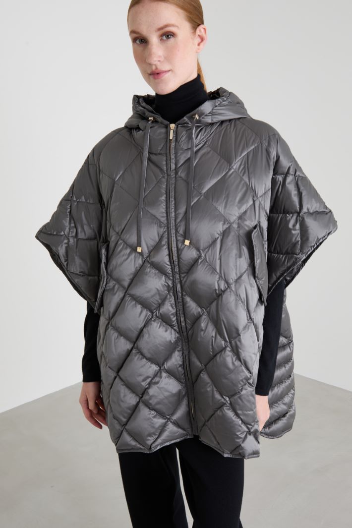 Quilted padded cape Intrend - 2