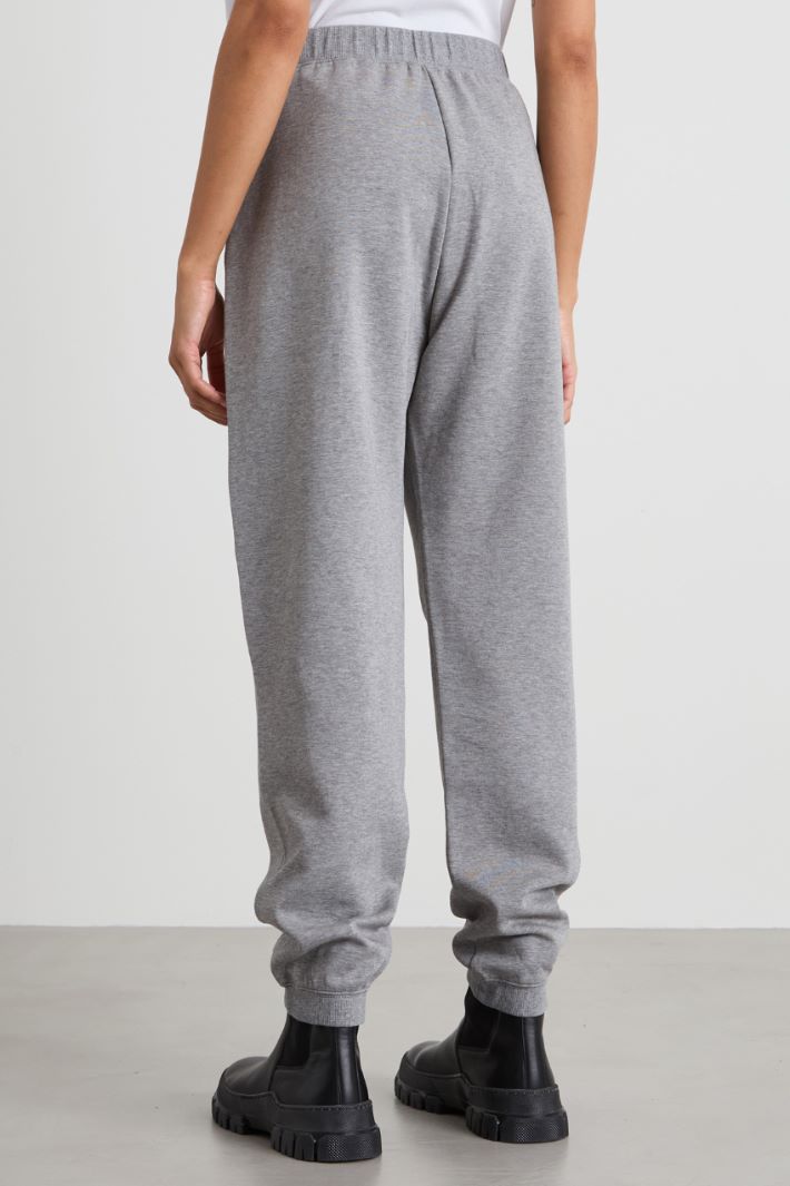 Pantaloni jogger in cotone Intrend - 3