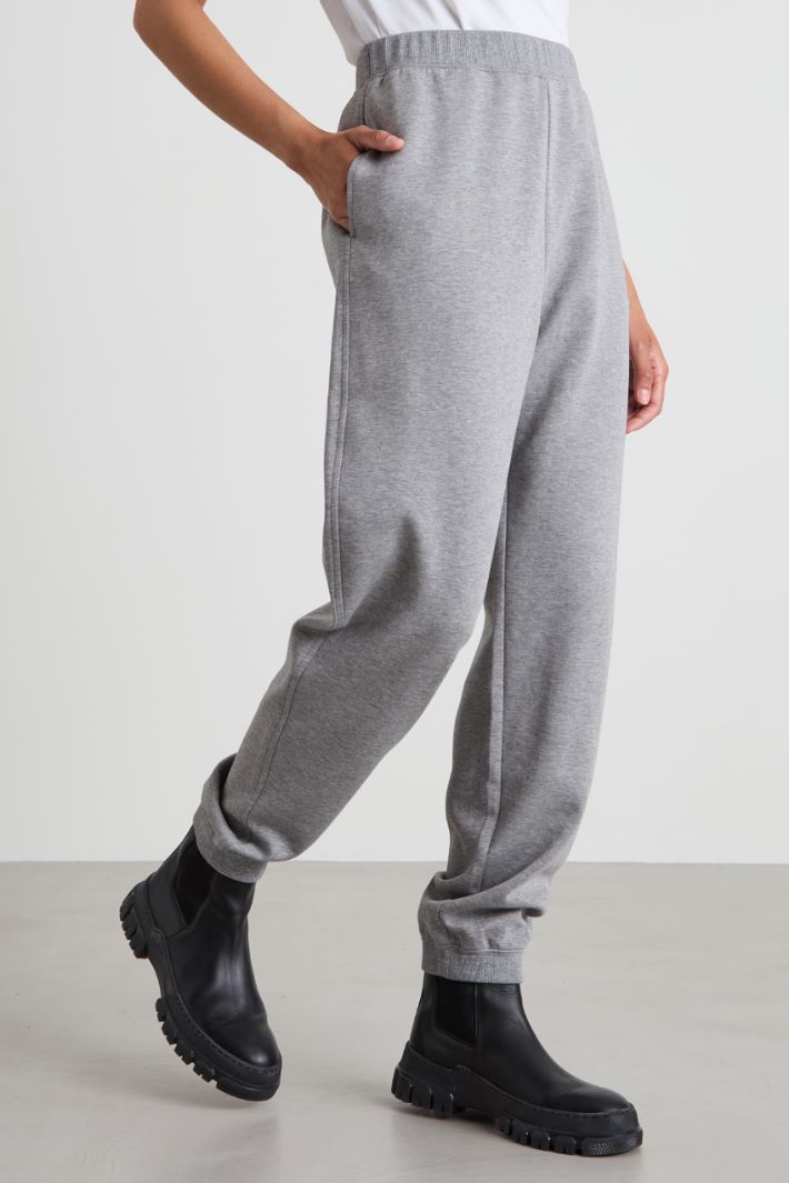 Pantaloni jogger in cotone Intrend - 2