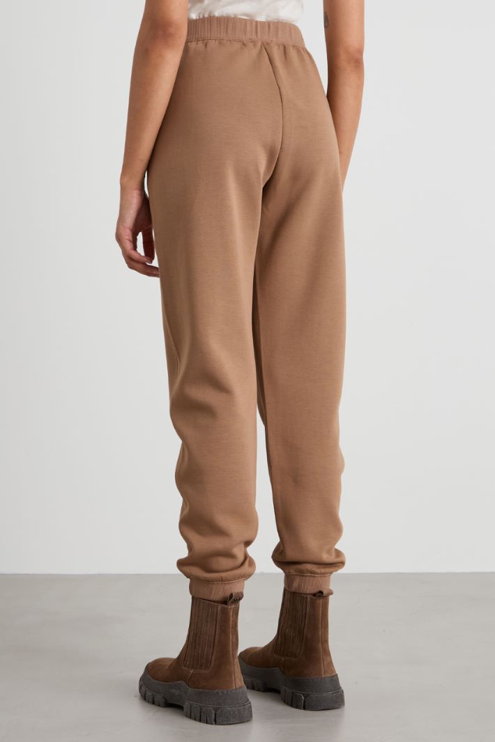 Pantaloni jogger in cotone Intrend - 3