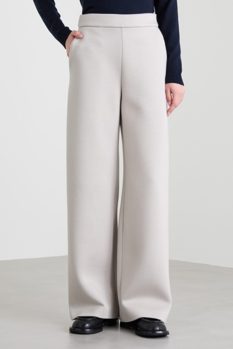 Pantalón de punto compacto