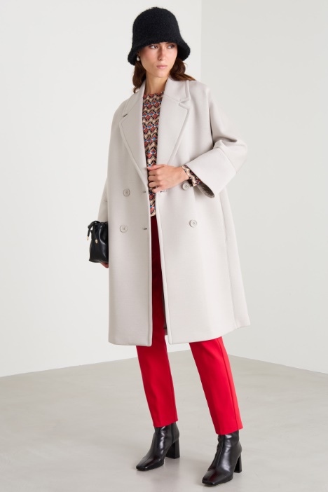 Compact jersey coat Intrend