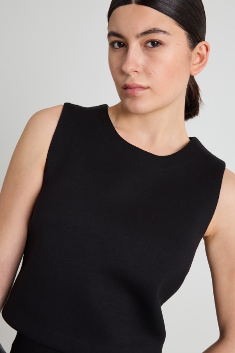 Top in jersey compatto