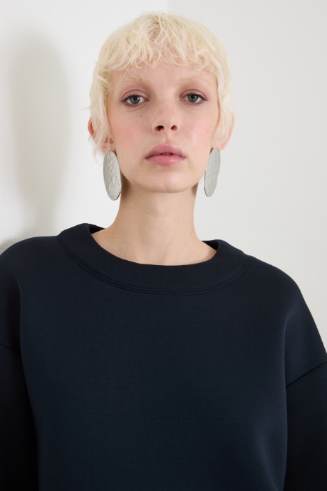 Felpa in jersey di viscosa