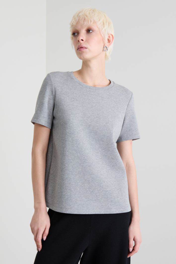 T-shirt in jersey compatto Intrend