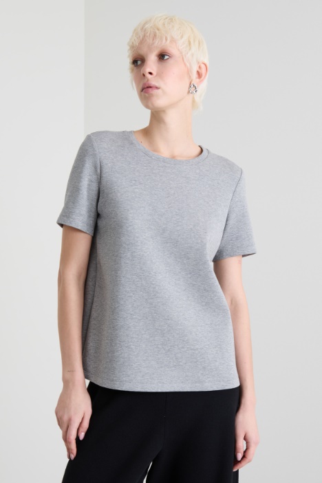 T-shirt in jersey compatto Intrend