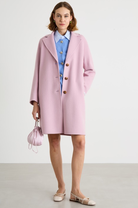 Double-faced wool-blend coat Intrend