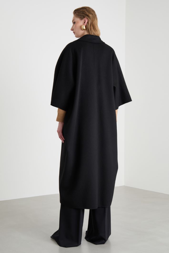 Open-front cocoon coat Intrend - 4
