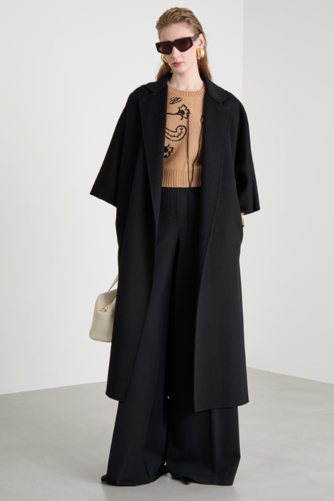 Open-front cocoon coat Intrend