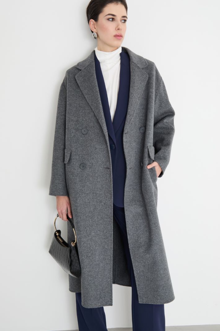 Cappotto lungo doppiopetto Intrend - 2