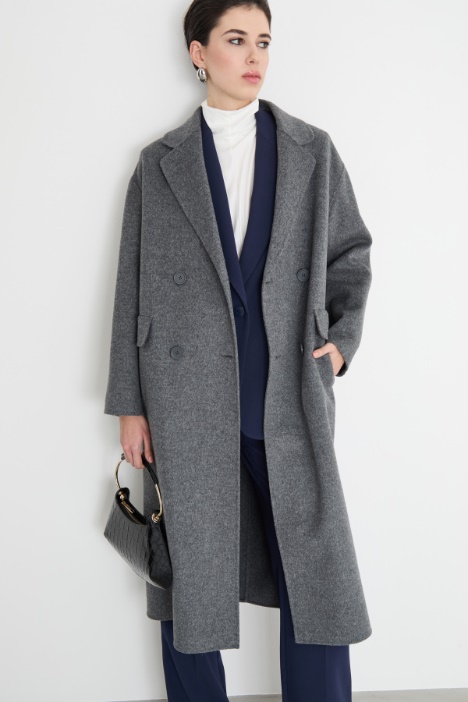 Cappotto lungo doppiopetto