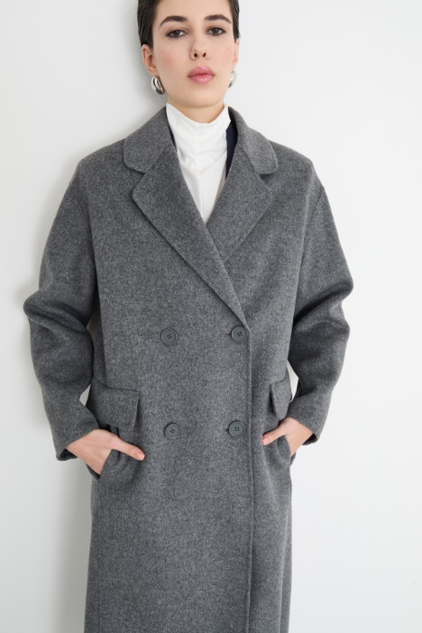 Cappotto lungo doppiopetto