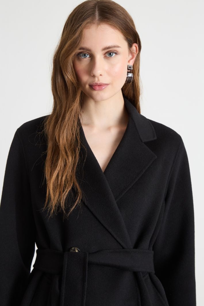 Cappotto dritto in tessuto doppio Intrend - 3