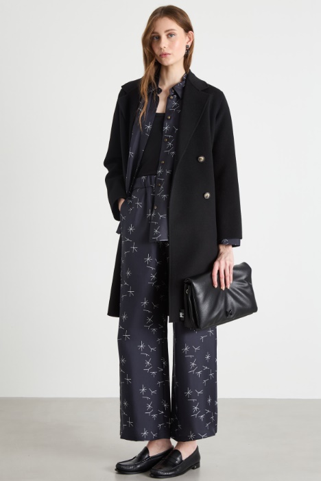 Cappotto dritto in tessuto doppio Intrend