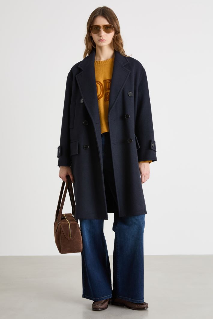 Cappotto doppiopetto con tasche Intrend