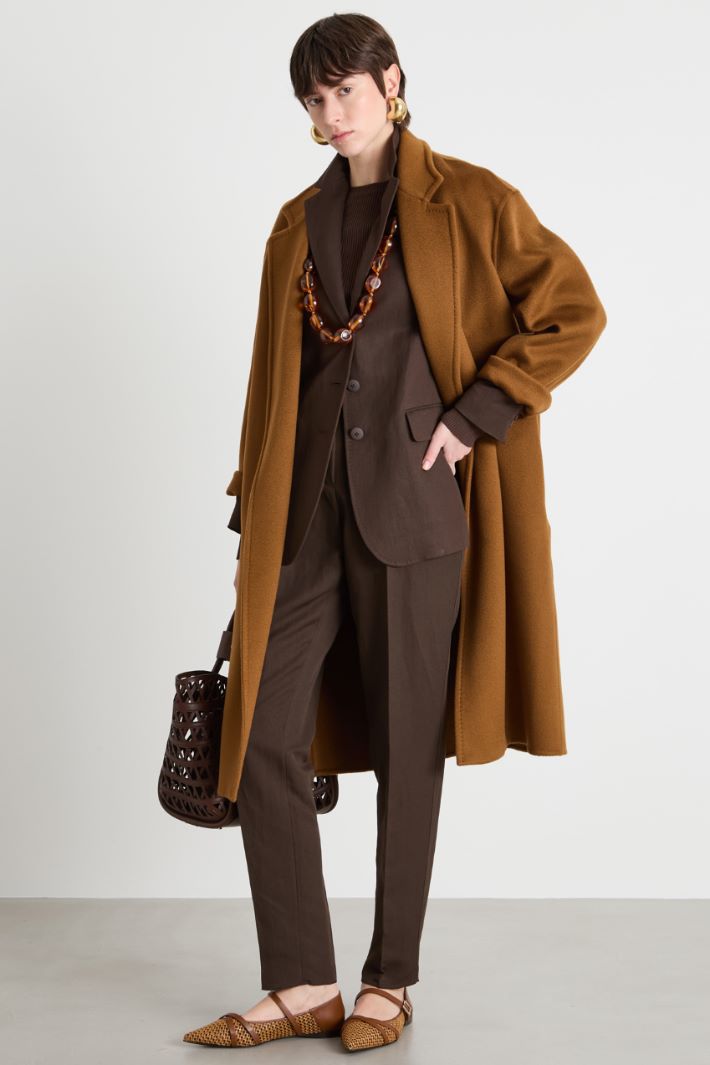 Belted midi coat Intrend