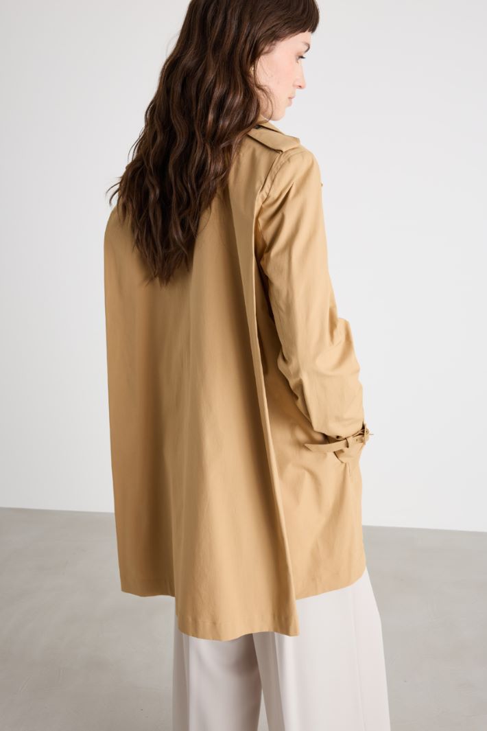 Impermeabile in tela Intrend - 3