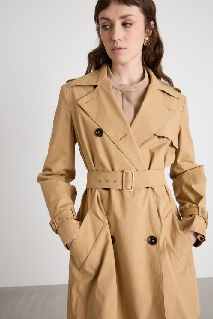 Impermeabile in tela Intrend - 4