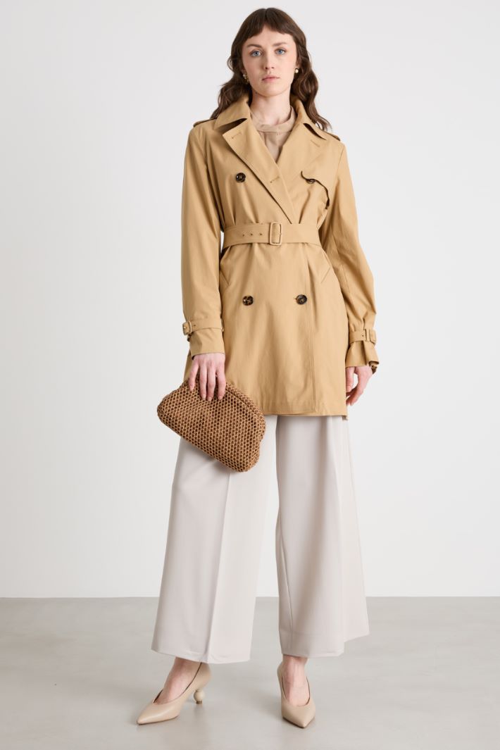 Impermeabile in tela Intrend