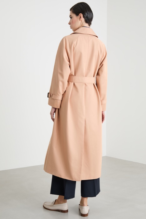 Trench doppiopetto con cintura
