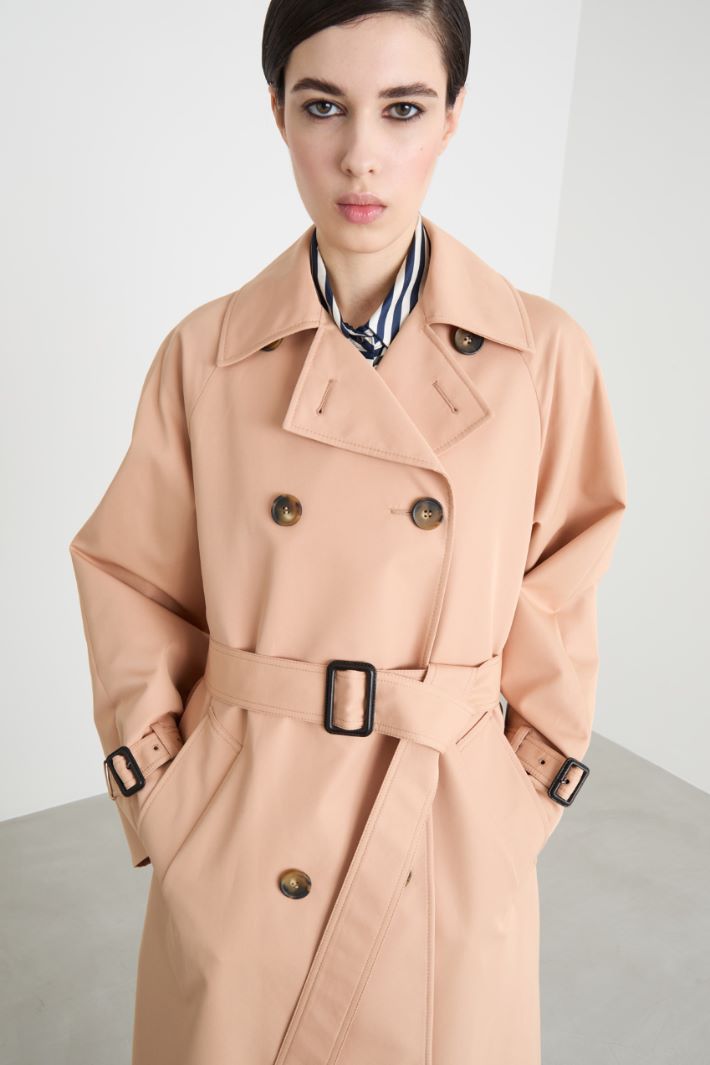 Trench doppiopetto con cintura Intrend - 3