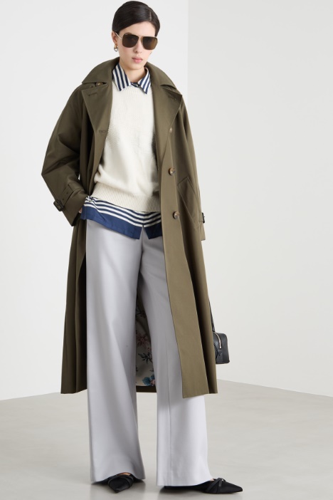 Trench doppiopetto con cintura Intrend