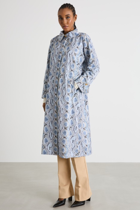 Trench in raso antigoccia