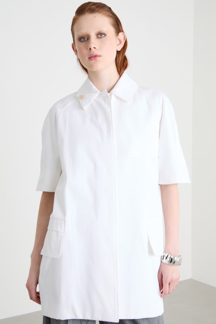 Trench in gabardina antigoccia Intrend - 3