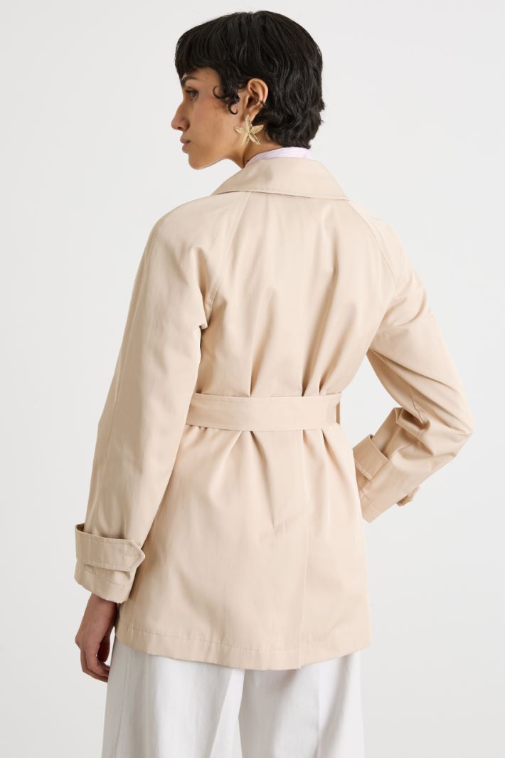 Trench in gabardina antigoccia Intrend - 4