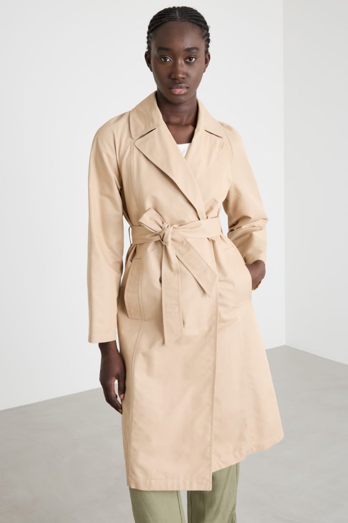 Trench doppiopetto in gabardina Intrend - 2
