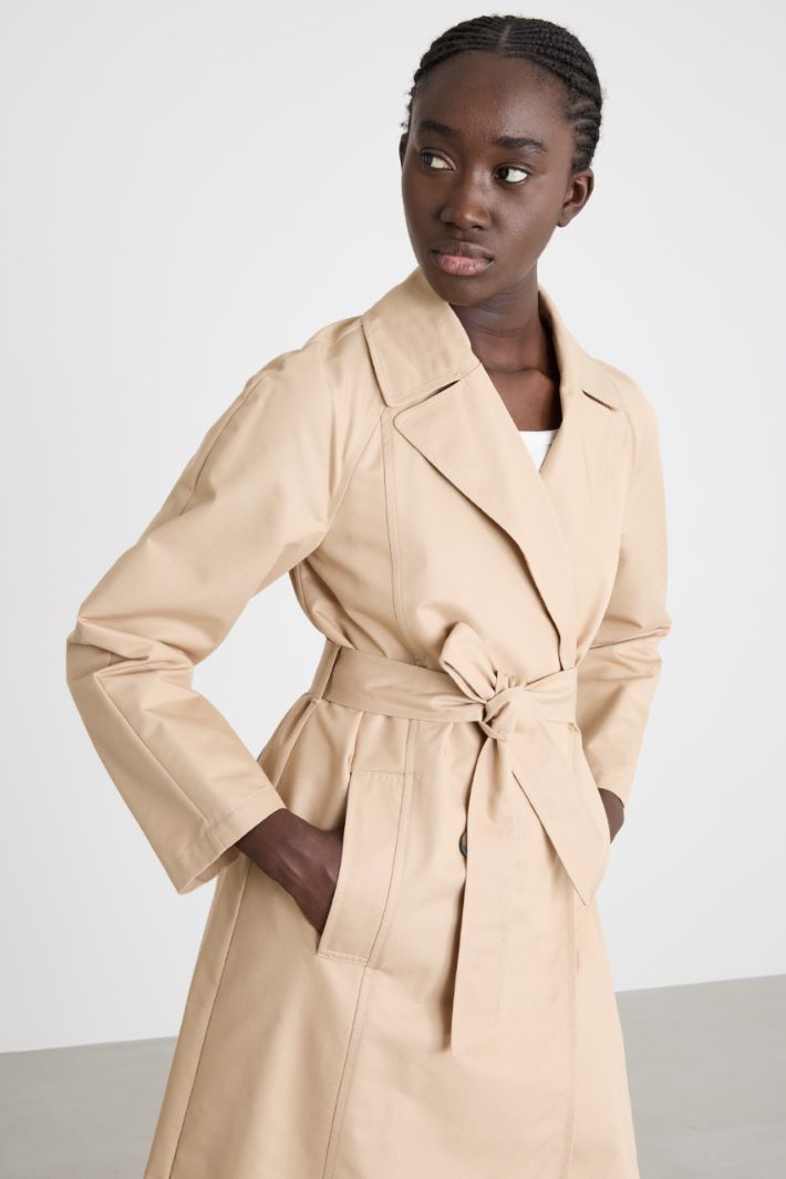 Trench doppiopetto in gabardina Intrend - 3