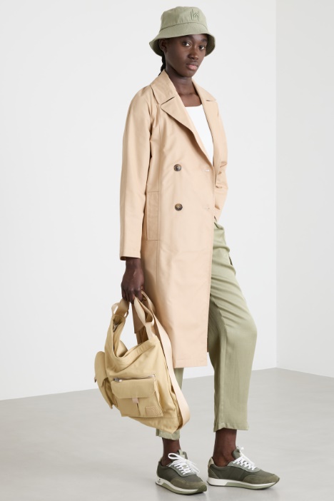 Trench doppiopetto in gabardina Intrend