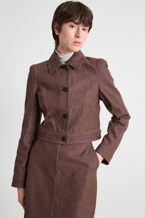 Boxy crop jacket Intrend