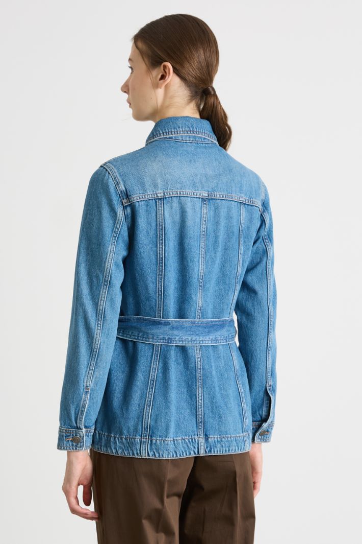 Belted safari jacket Intrend - 4