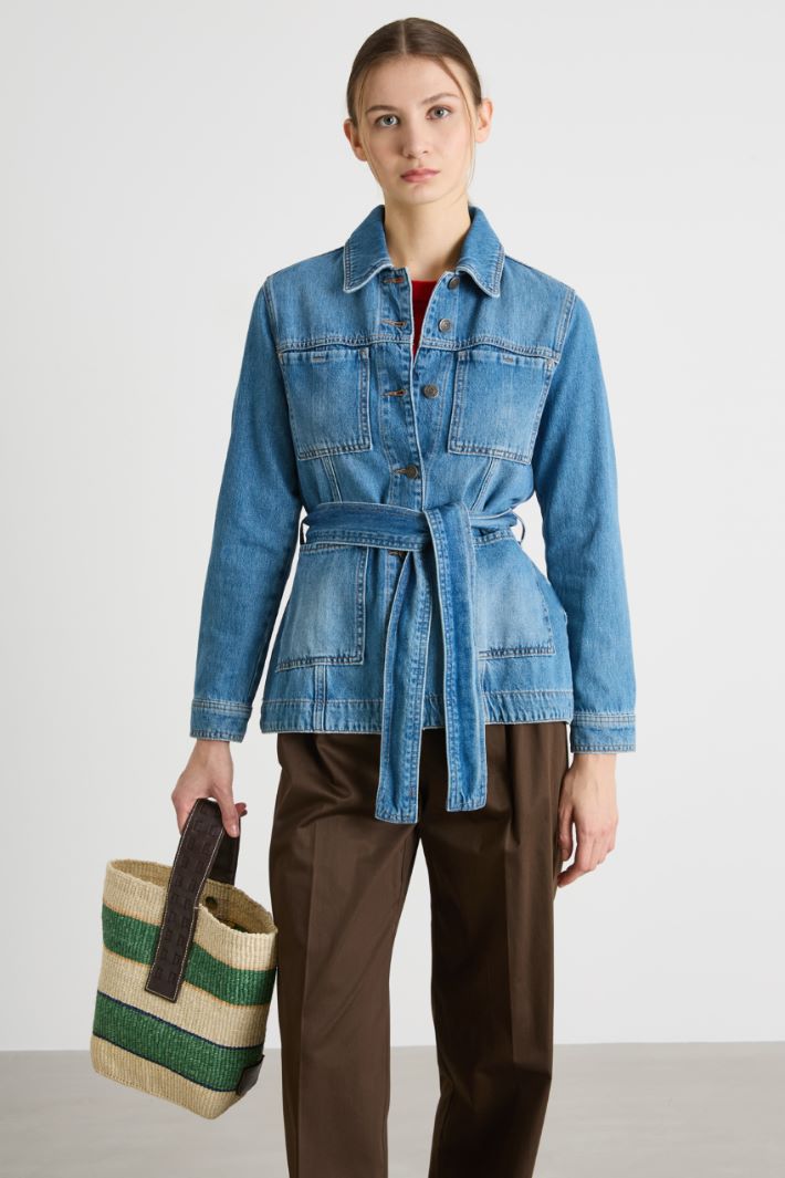 Belted safari jacket Intrend - 2