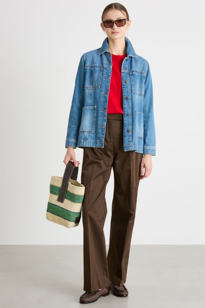 Belted safari jacket Intrend