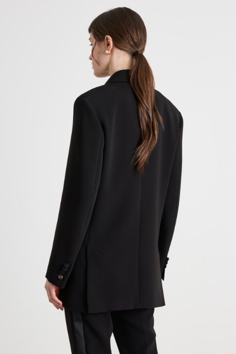 Blazer doppiopetto in cady