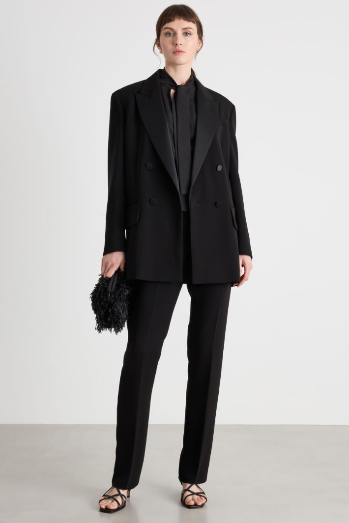 Blazer doppiopetto in cady Intrend