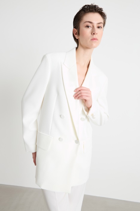 Double-breasted cady blazer Intrend