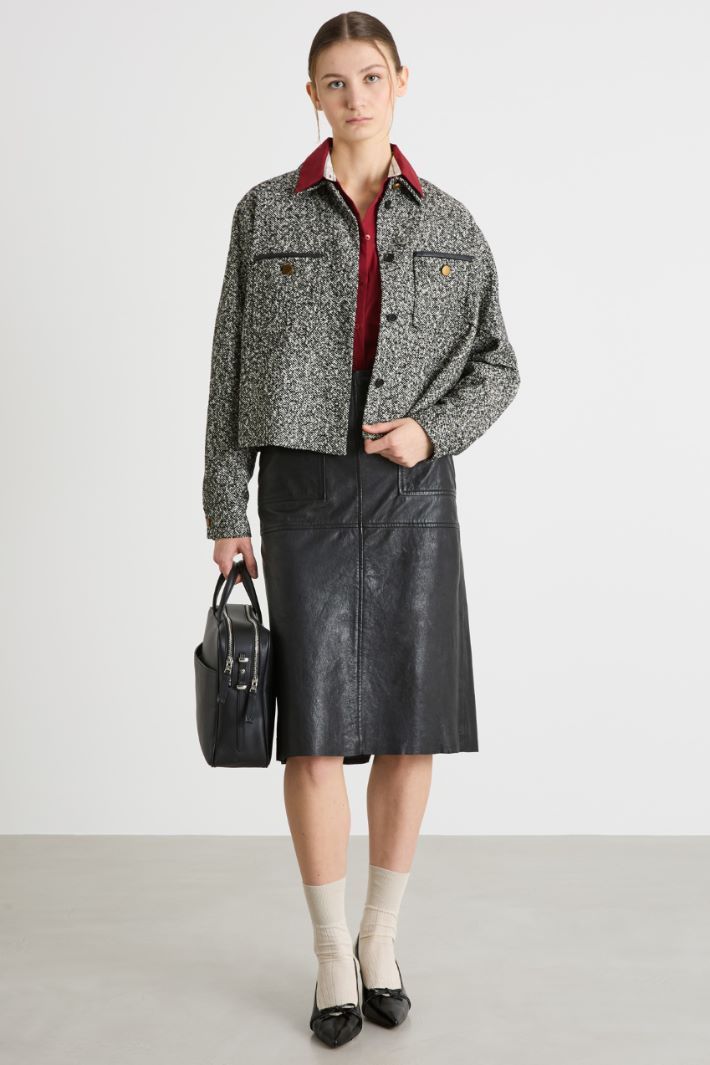 Boxy tweed jacket Intrend